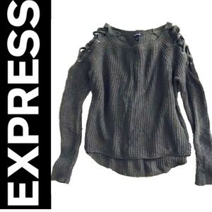 EXPRESS Cold Shoulder Sweater! Size XS